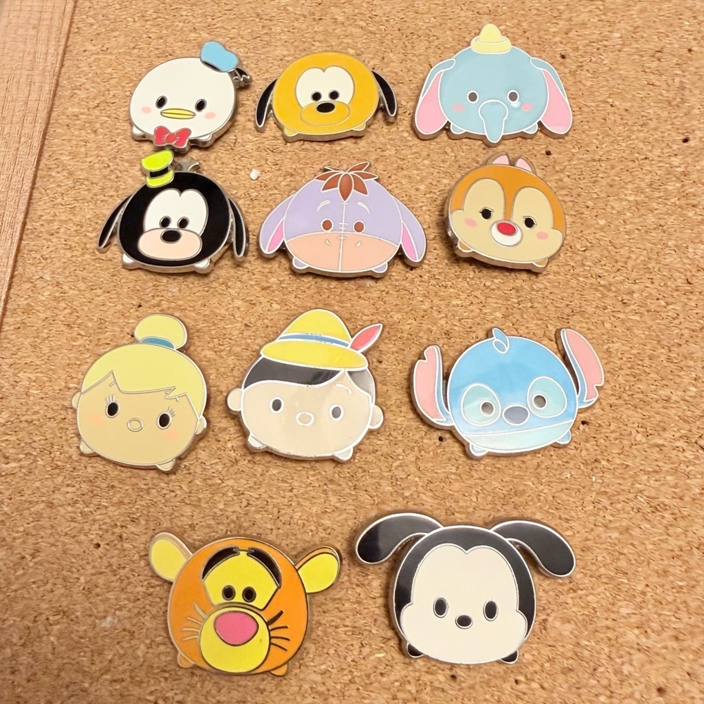 Authentic Disney Tsum Tsum Set of 11 Mystery Collection Series 1
